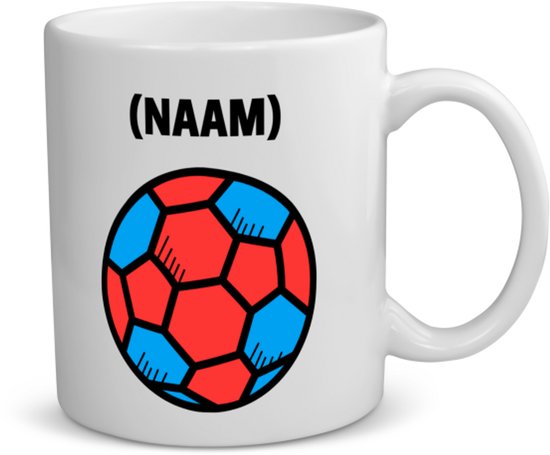 Tasse à café Akyol - Handball avec eigen naam - Tasse à thé - Handball - Joueur de handball - Sports - Capacité 350 ML