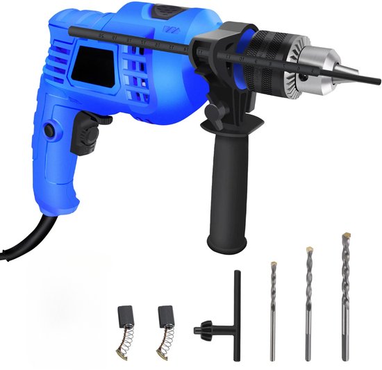 ENVENTOR Klopboormachine, Bekabeld, 900 W, Elektrische Boormachine Met 36 Accessoires 2 In 1 Functie 0 3000 Omw Min 360 Graden Draaibare Handgreep Boorhouder 13 Mm Voor Beton Metaal En Hout ENVENTOR Klopboormachine, Bekabeld, 900 W, Elektrische Boormachine Met 36 Accessoires 2 In 1 Functie 0 3000 Omw Min 360 Graden Draaibare Handgreep Boorhouder 13 Mm Voor Beton Metaal En Hout