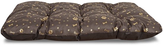 Hondenbedkussen PRESTIGE 100x70 cm waterdicht gouden botten