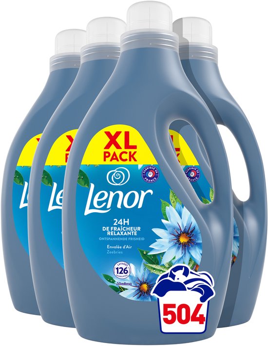 Lenor Adoucissant - Envolée d’Air - 4 x 126 Lavages