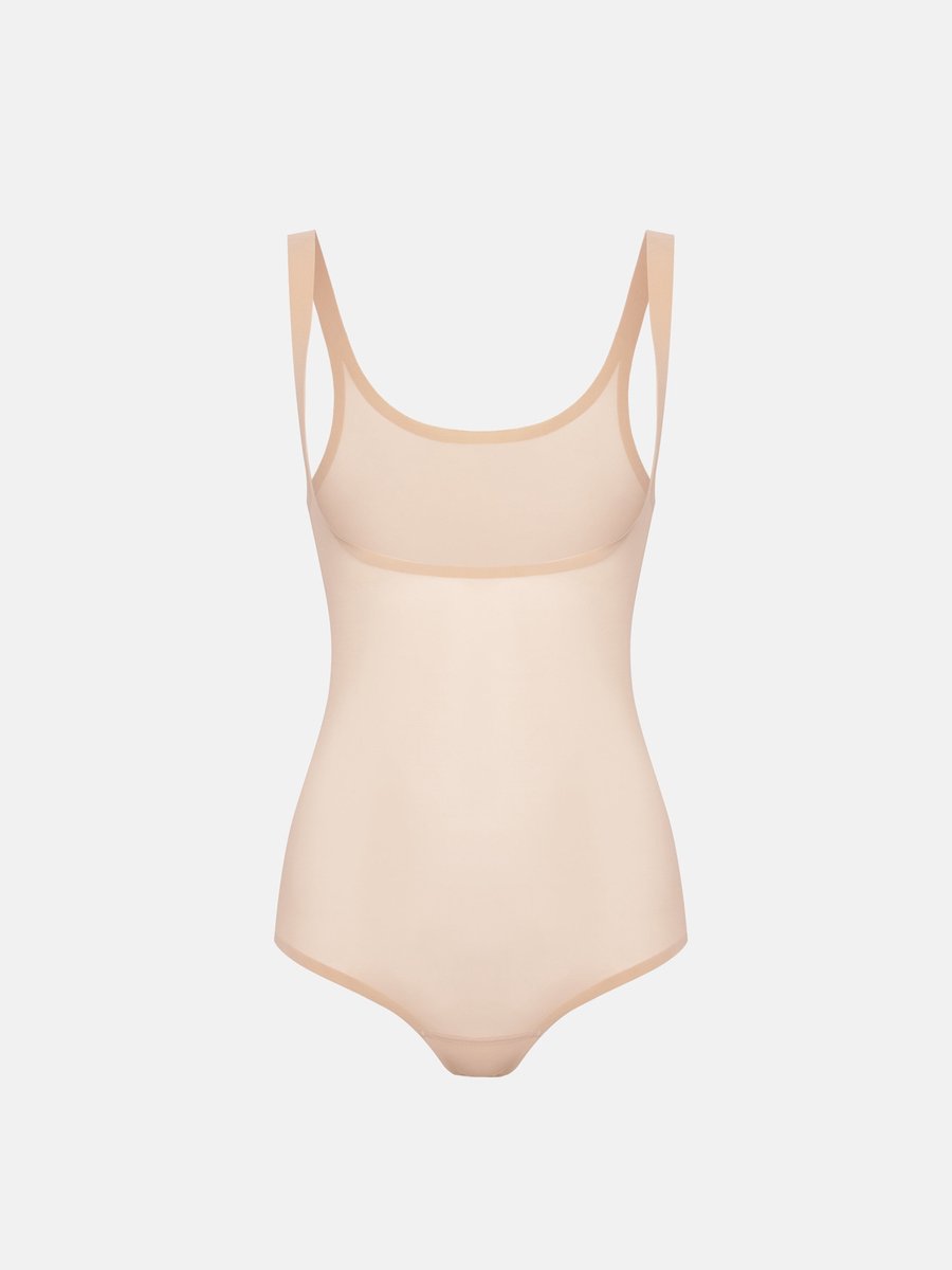 WOLFORD - Tulle Forming Body - NOS Tulle - Dames Onderbroek - clay