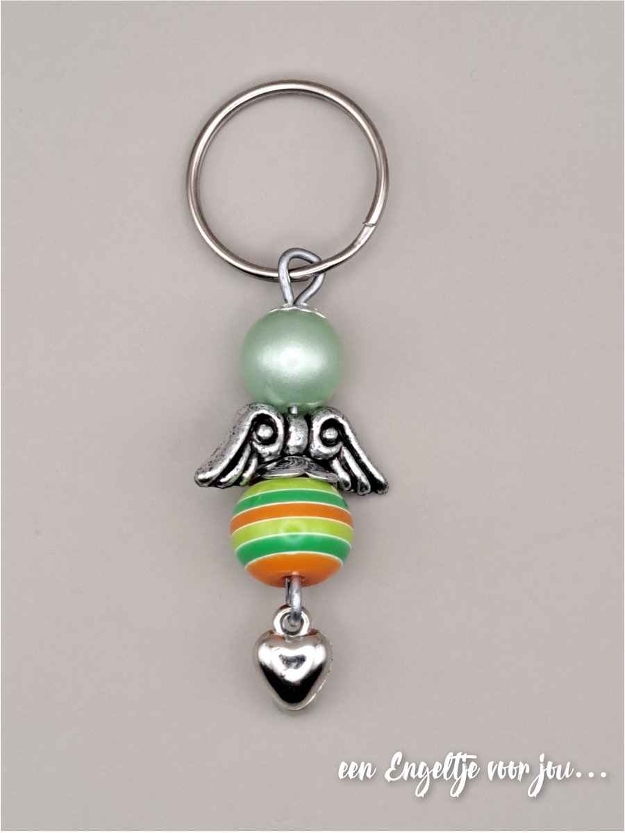 Geluksengel - Beschermengel - Geluksengeltjes - Beschermengeltje - Guardian Angel - Gelukspoppetje - Regenboog - Gelukspoppetje - Gelukshanger