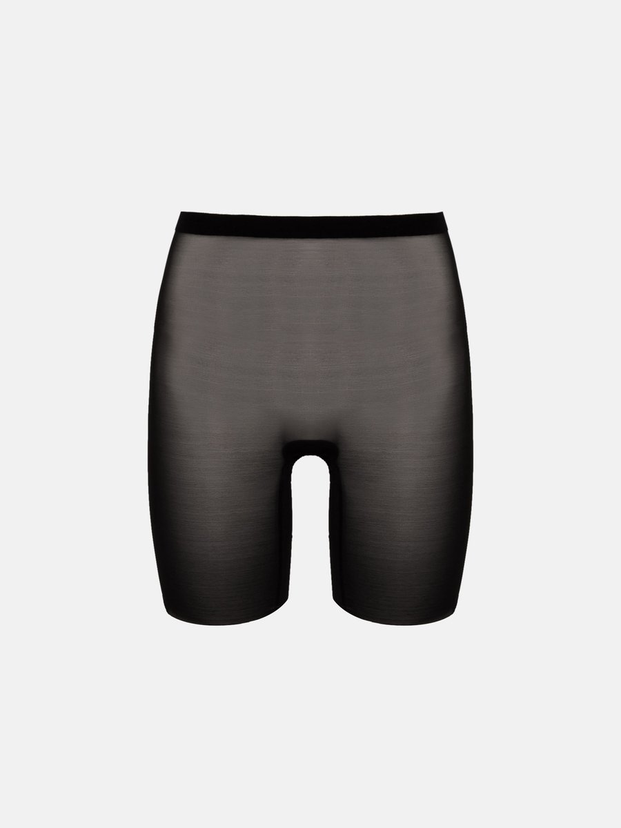 Wolford - Tulle Control Shorts - Tulle - Zwart