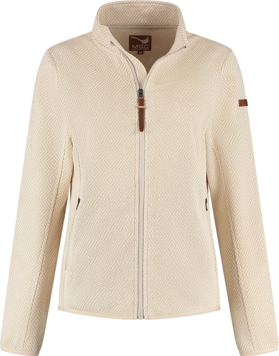 MGO Lucy - Dames vest - Dun en zacht gebreid - Zand