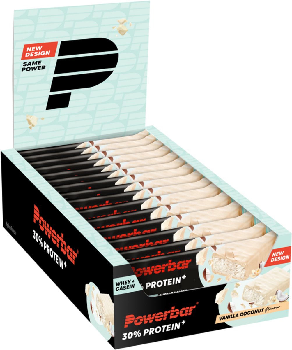 Goedkoopste Powerbar | Eiwitreep | Protein Bar 30 | Vanilla Coconut - 15x55g