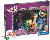 Clementoni - Kinderpuzzel - 104 Stukjes - Inside Out Thema - Puzzel Vanaf 6 Jaar