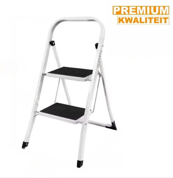 Elevon Opvouwbare opstapkruk met breed antislip pedaal, stevige stalen