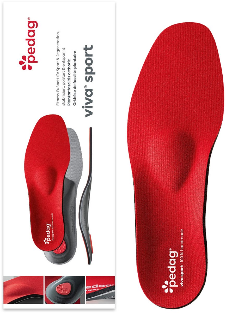 Pedag Viva Sport Inlegzolen met schokdemping Stabiliteit