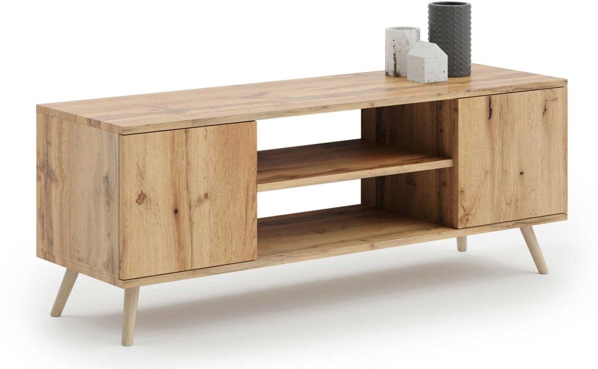 Focus RTV kast 135 cm eiken goud craft