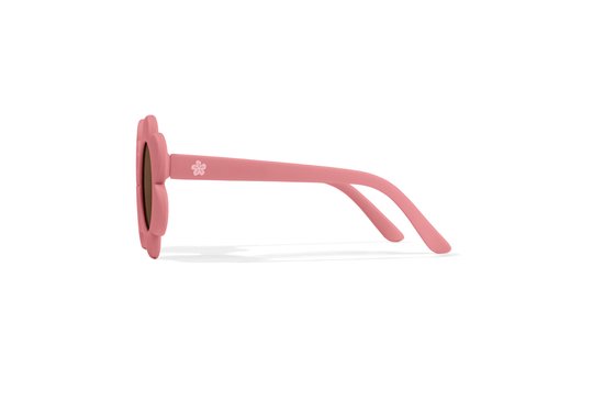 Little Dutch kinderzonnebril bloemvormig montuur - roze - sunglasses - zonnebril — afbeelding 2