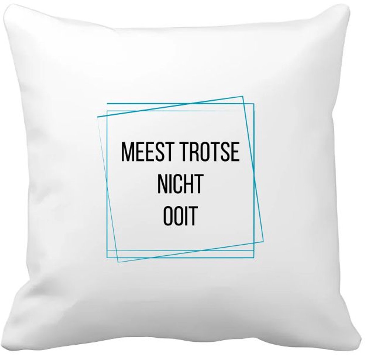 Akyol meest trotse nicht ooit Kussen hoes - Nicht - trotse nicht - verjaardagscadeau - verjaardag - cadeau - cadeautje voor nicht - nicht artikelen - kado - geschenk - gift - 40 bij 40 cm Multicolor