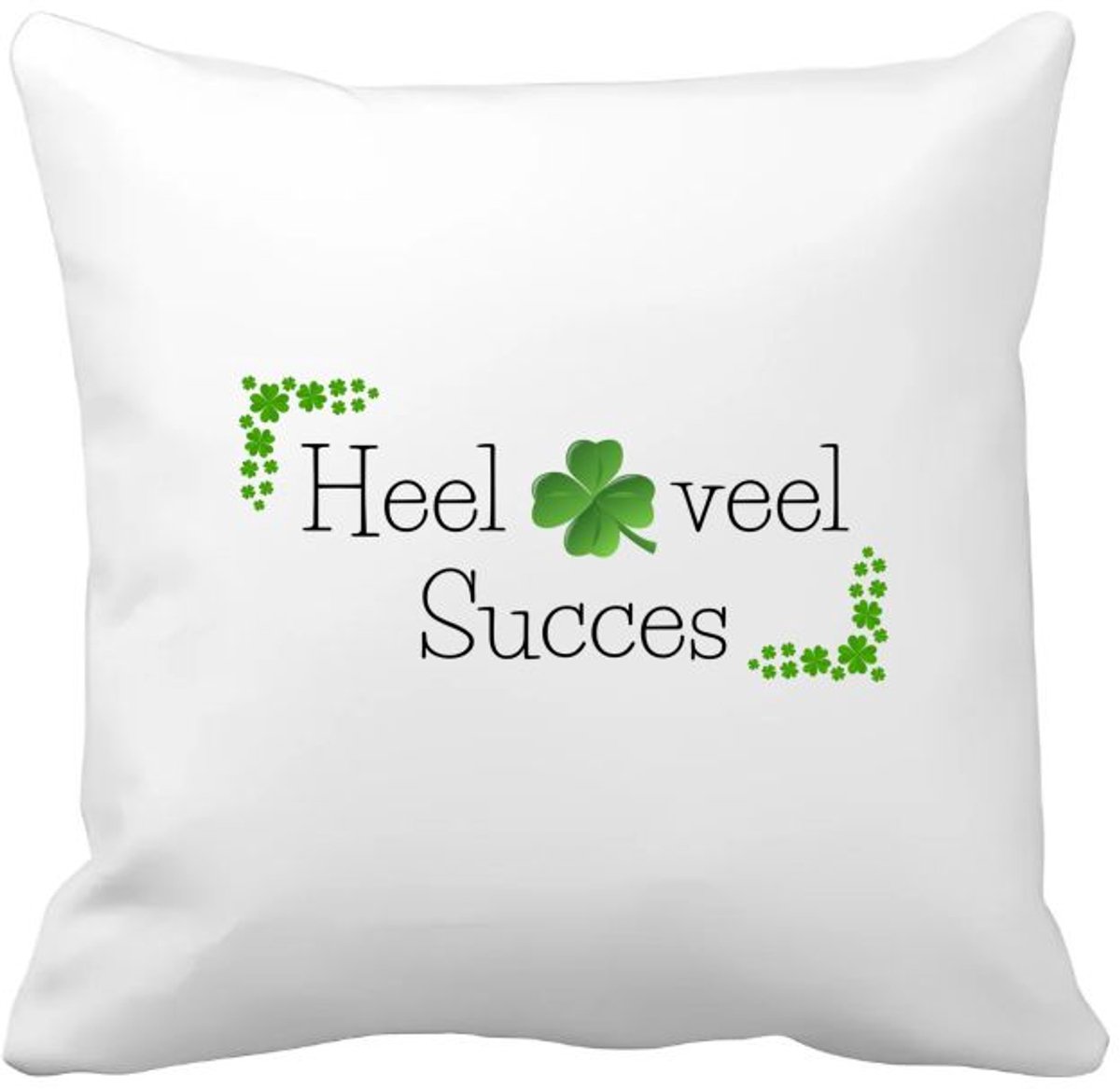 Akyol heel veel succes Kussen hoes - Collega - werknemers - bedankje - cadeautje voor collega - kado - afscheids cadeau - 40 bij 40 cm Multicolor