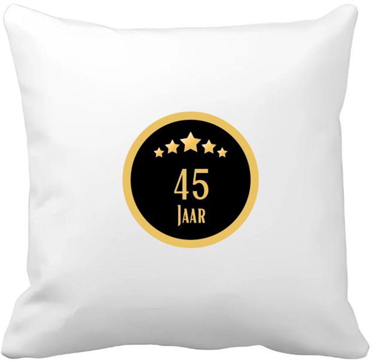 Akyol 45 jaar Kussen hoes - Hoera 45 jaar - iemand die 45 jaar is geworden of 45 jaar lang een relatie hebben of getrouwd zijn - verjaardagscadeau - verjaardag - cadeau - kado - geschenk - gift - relatie - trouwdag - jubileum - 40 bij 40 cm Multicolor