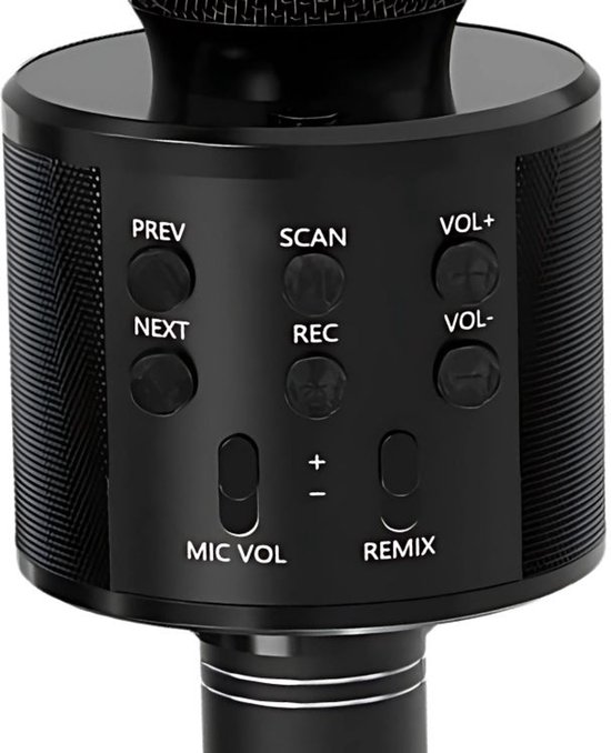 Draadloze Bluetooth Karaoke Microfoon met hoesje – Alles-in-één Karaoke Microfoon met Speaker & Stemeffecten – microfoons kinderen – gaming microfoon – microfoon draadloos – microfoon karaoke - 70834 — afbeelding 5