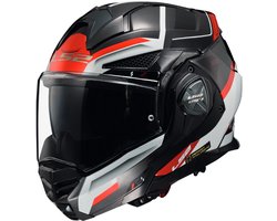 LS2 FF901 Advant X Spectrum Zwart Wit Rood Systeemhelm - Maat XXXL - Helm