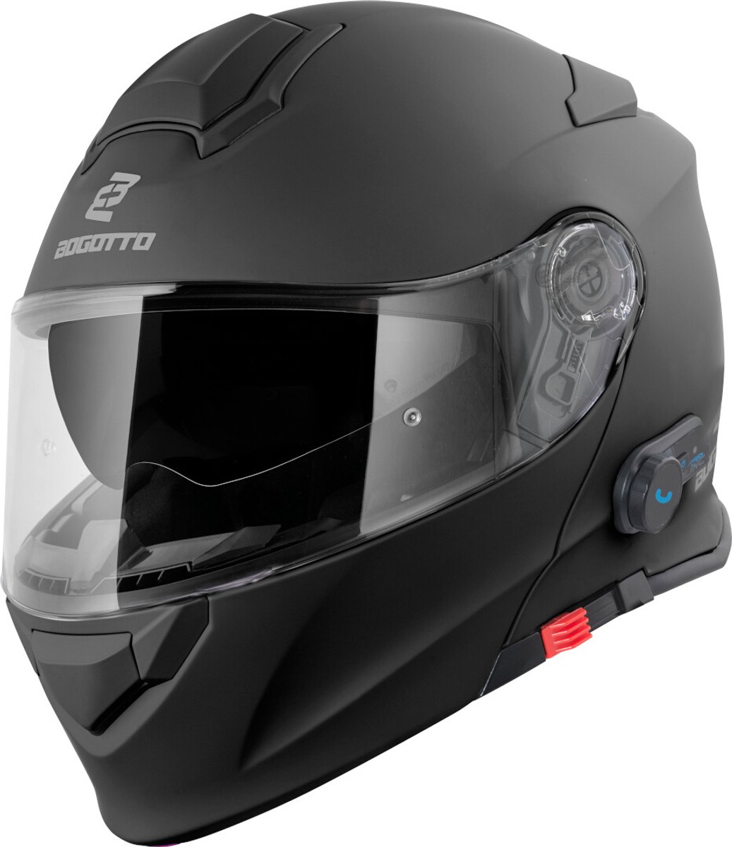 Bogotto H271 BT Bluetooth Helm Mat Zwart - Maat XXL - Helm