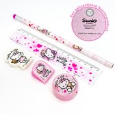 Hello Kitty 5 delige schoolset