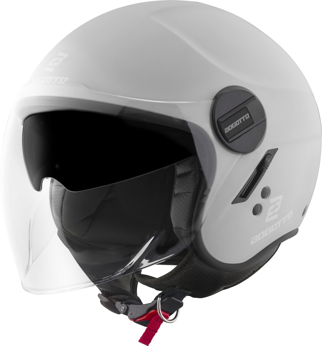 Bogotto H595-1 SPN Zilver Jethelm - Maat M - Helm