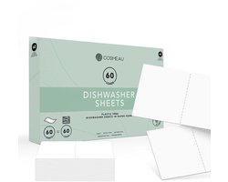Cosmeau Vaatwasstrips 60 Beurten - Vaatwastabletten - Dish Detergent Sheets - Cosmo Cosmea Kosmo