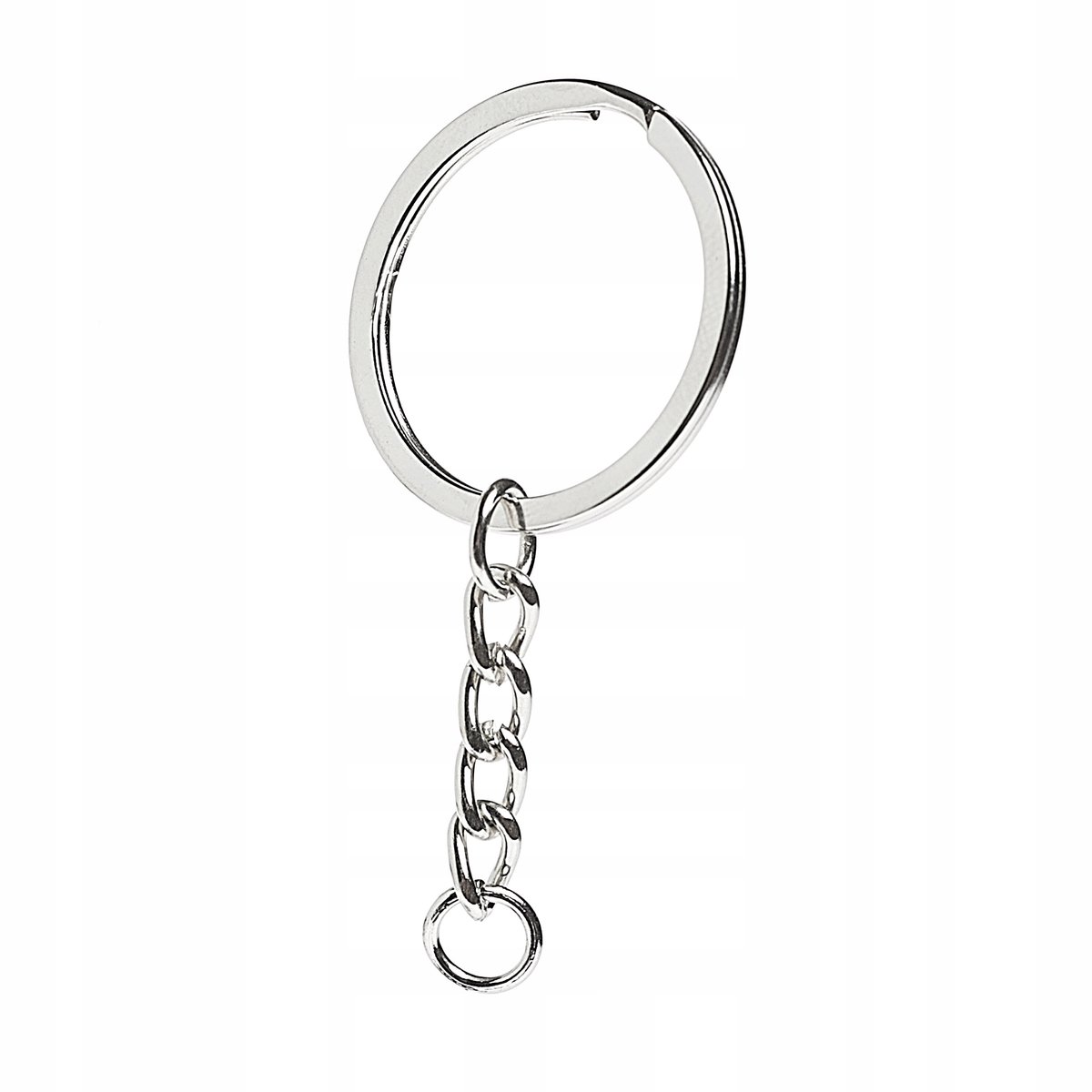 Techrebal Sleutelhanger Basis - 25mm - 100 stuks - Met Ketting