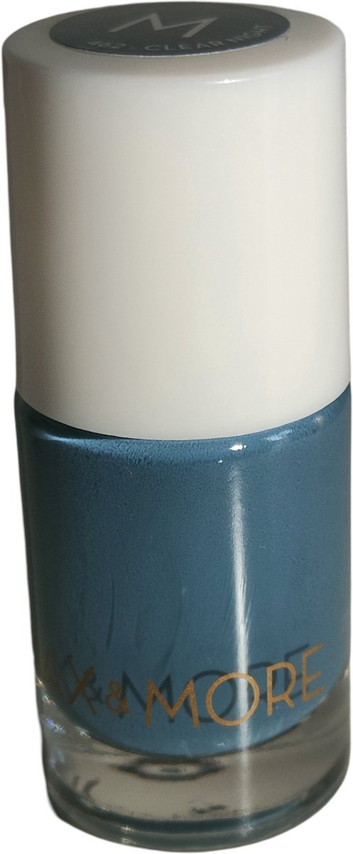 Max & More | Nagellak |Clear Night | Classic Nagellak | Petrol Blauw Nagellak | 462 Turquoise Blauw | Glanzende nagellak