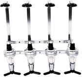 Drankdispenser voor 4 flessen - muurbevestiging - Mancave of Bar