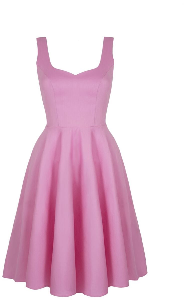 Hell Bunny Heidi Pink Dames Midi-jurk - roze - S