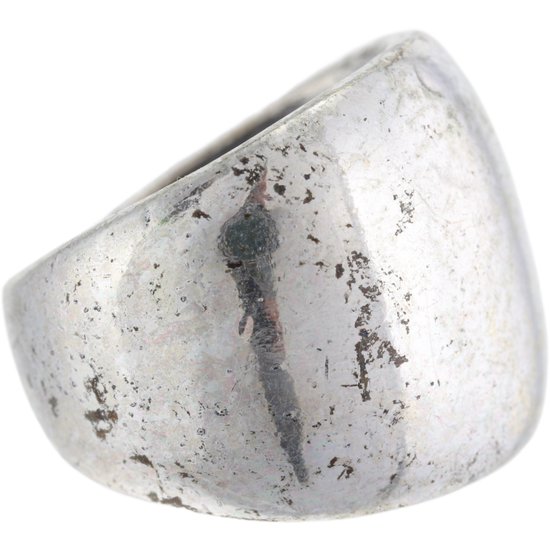 Behave - Ring - Ring de déclaration Vintage en argent | Look usé antique | Sans nickel