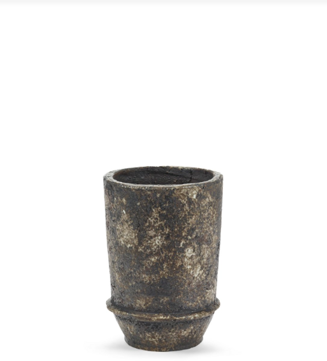 Serax Bloempot-Plantenbak Dune Kelly Wearstler Bruin-Donker Bruin D 26 cm H 38 cm