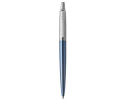 Parker Jotter-balpen | Waterloo Blue | Medium punt met blauwe inkt | Cadeauverpakking