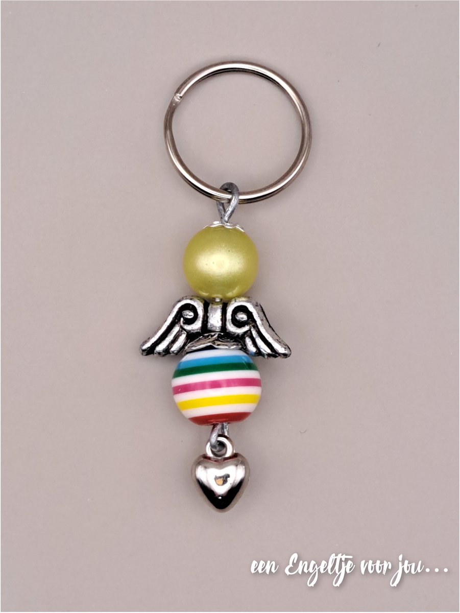 Geluksengel - Beschermengel - Geluksengeltjes - Beschermengeltje - Guardian Angel - Gelukspoppetje - Regenboog - Gelukspoppetje