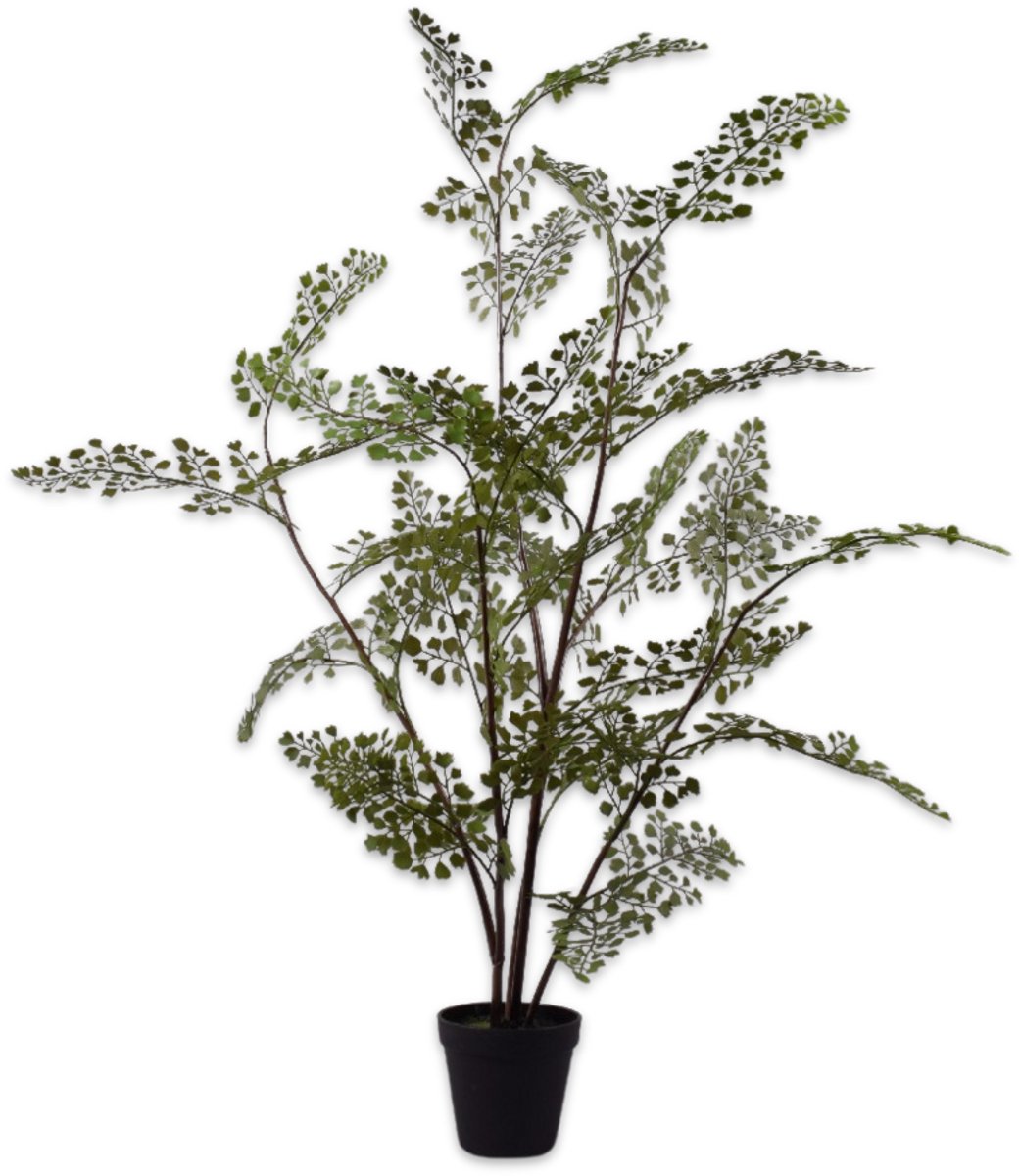 Silk-ka Kunstplant voor Binnen Varen Groen 94 cm