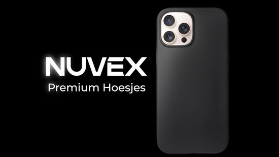 NUVEX Coque compatible avec Samsung Galaxy S24 Ultra Zwart - Anti-choc avec 1 film protecteur d'écran