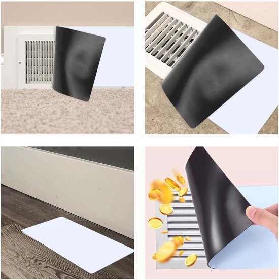 4st Vierkante Magnetische Ventilatieopeningen, 25,4x25,4cm Magnetische