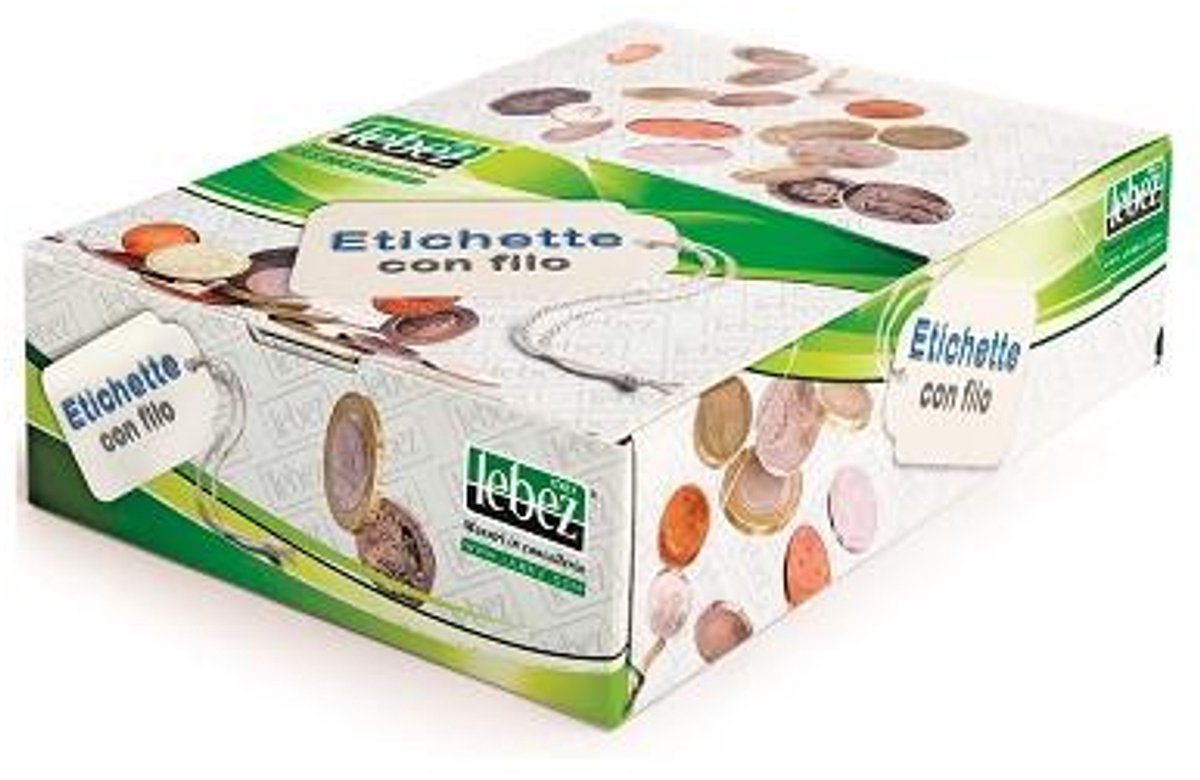 Lebez A392 niet-klevende labels 500 stuk(s) Wit