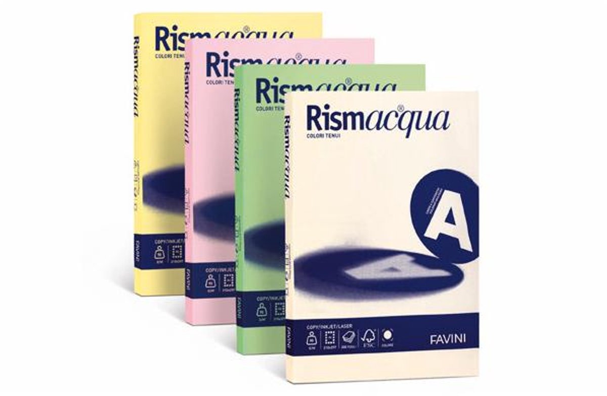 Favini Rismacqua papier voor inkjetprinter A3 (297x420 mm) 125 vel Meerkleurig