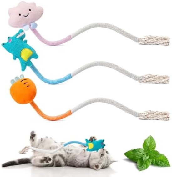 Interactief kattenspeelgoed, intelligentieveren, kattenhengel met veren, kattenstok, stabiel met veren, kittens, toverstaf speelgoed, vliegende vogels, kattenspeelgoed, met zuignap voor kleine grote katten