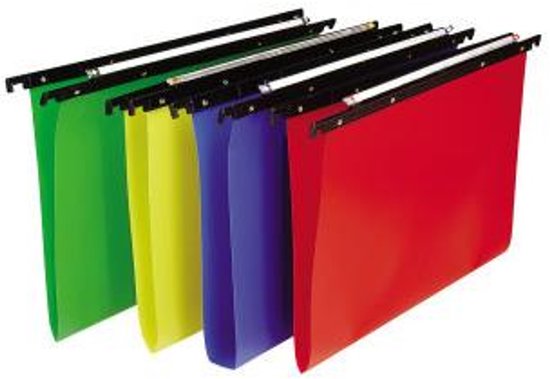 GOYADA Set van 25 hangmappen, A4, hangmap van polypropyleen
