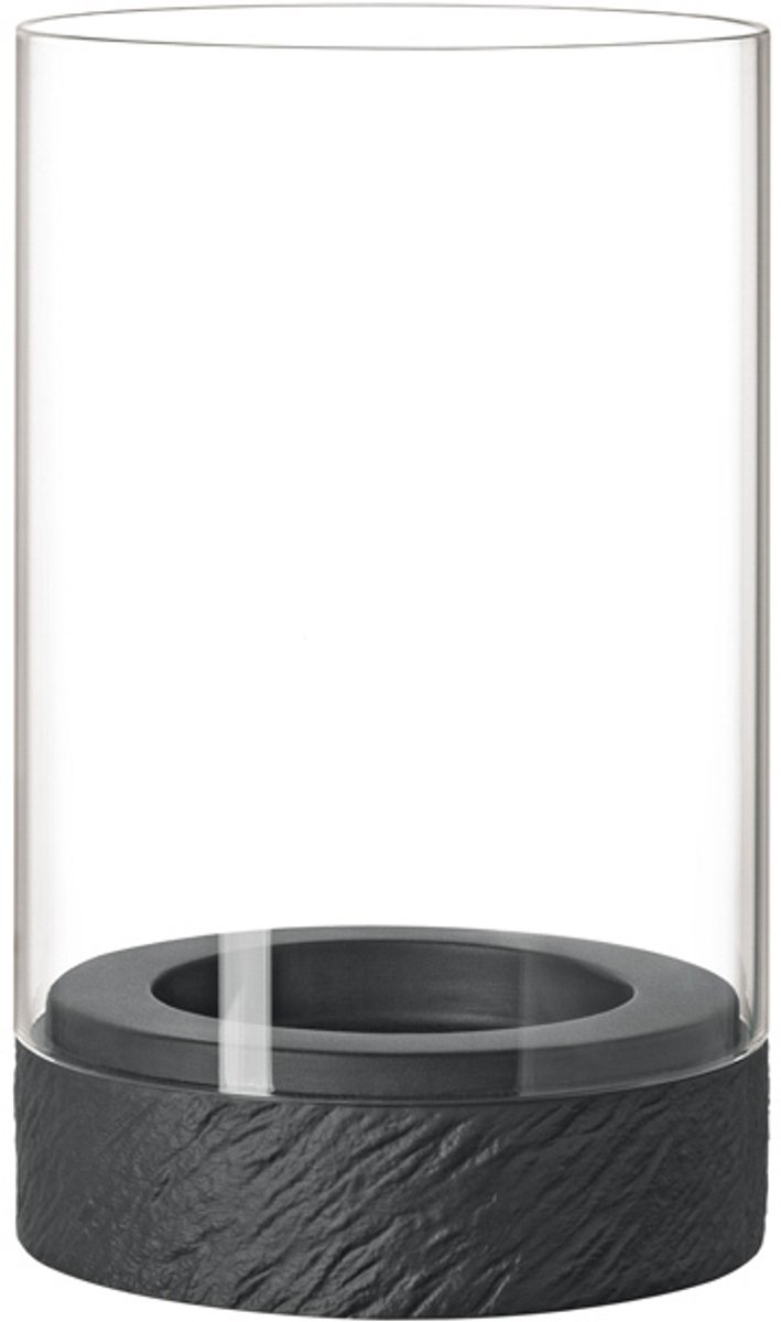 VILLEROY & BOCH - Manufacture Rock Home - Windlicht 20cm zwart