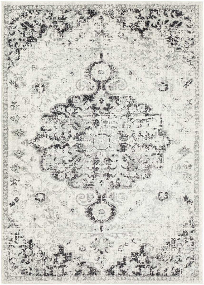 SURYA - LOU Vintage Oosters Zwart Tapijt