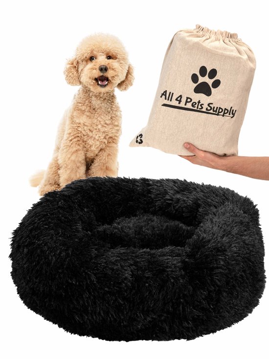 All 4 Pets Supply Hondenmand Donut - Kattenmand - Maat XS - Geschikt voor Honden/Katten tot 30 cm - Hondenkussen - Hondenbed - Hondenmanden