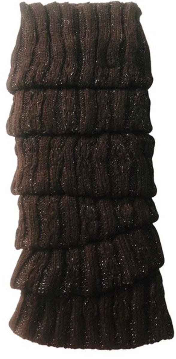 Modieuze Warme Beenwarmers / Sleever / Legwarmer | Beenwarmer | One Size - Bruin