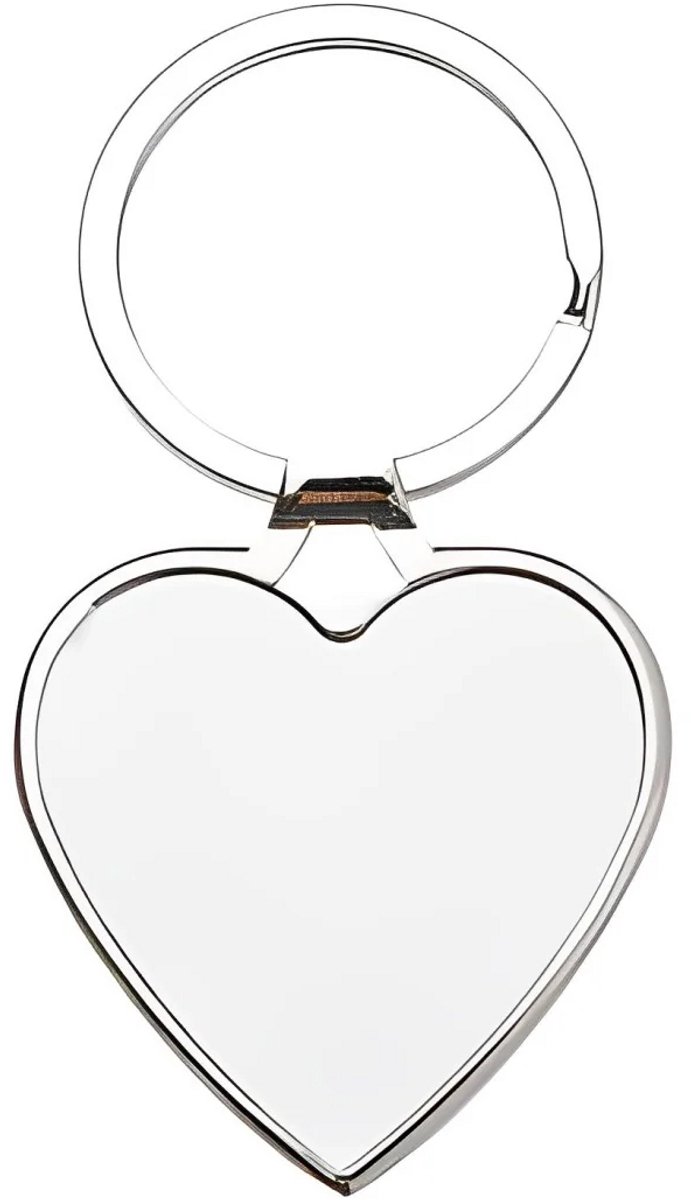 Nevolis® Metalen Sleutelhanger Hart – Stijlvolle en Duurzame Sleutelhanger – Perfect als Cadeau