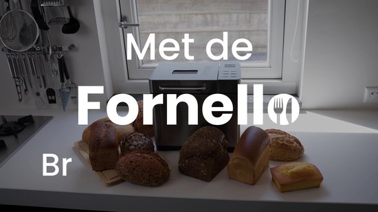 Fornello Supremo Broodbakmachine - Uitlegvideo’s - Bakpan PFAS vrij - Broodmachine - Glutenvrij