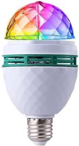 LED Roterende Discolamp - RGB - E27 - Gekleurde feestverlichting - Party Licht