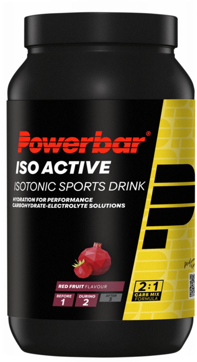 Goedkoopste Powerbar sportdrank | Iso Active | Red Fruit | 1320 gram - 20 liter