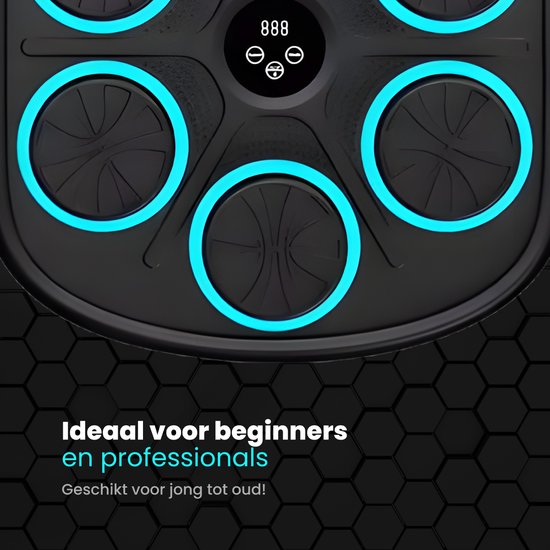 HOTUT Music Boxing Machine Volwassenen, Wandmontage Led