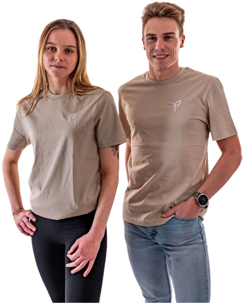 Proma Sports - Everyday Shirt - Beige - S - Unisex - Regular Fit - Fitness - Teamsports - Esports - Loungewear