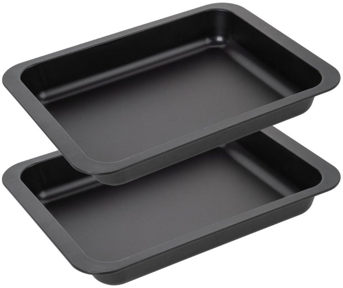 Set van 2 ovenschalen voor zelfgemaakte lasagne 36 x 27 cm Zenker Special Countries