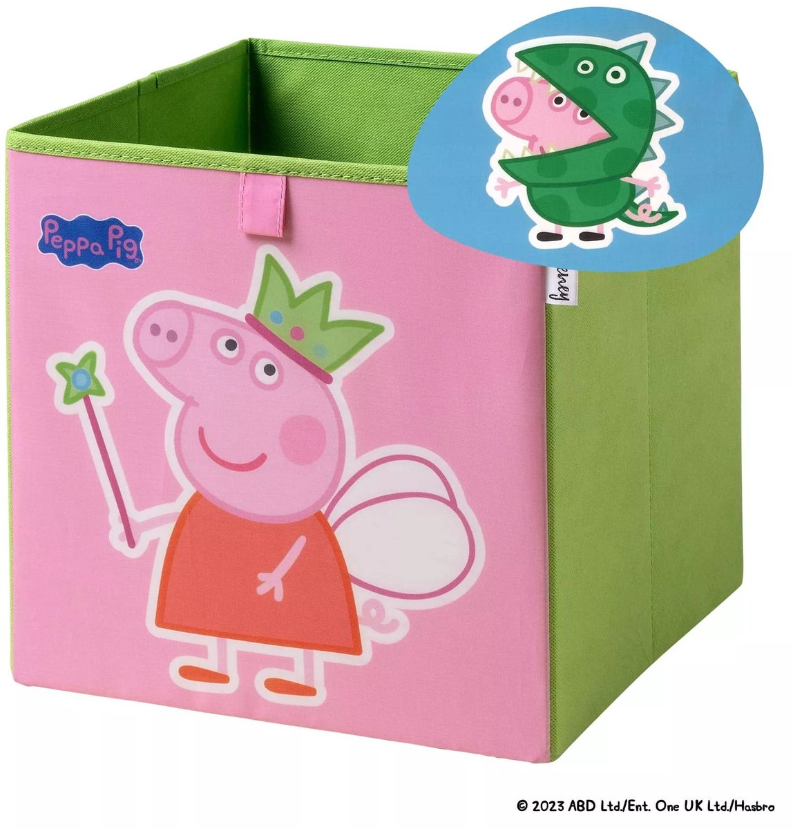 Opbergdoos Peppa fee 2-zijdig compatibel met Kallax Lifeney Peppa Pig